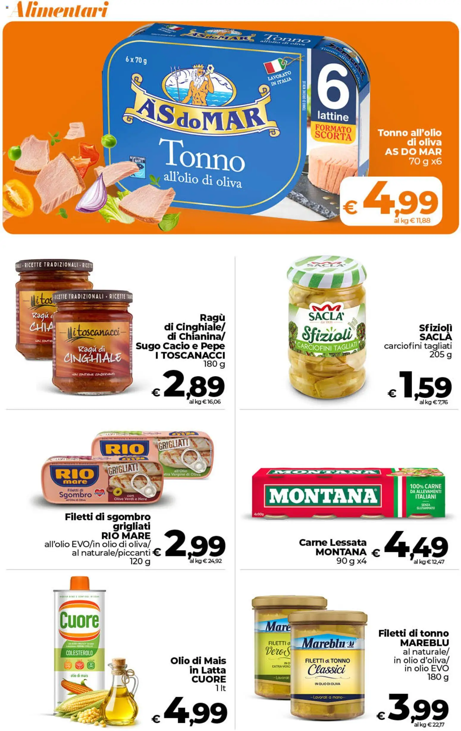 Volantino Ipercoop del 07.04.2026 | Pagina: 35 | Prodotti: Pepe, Olive, Tonno, Sugo