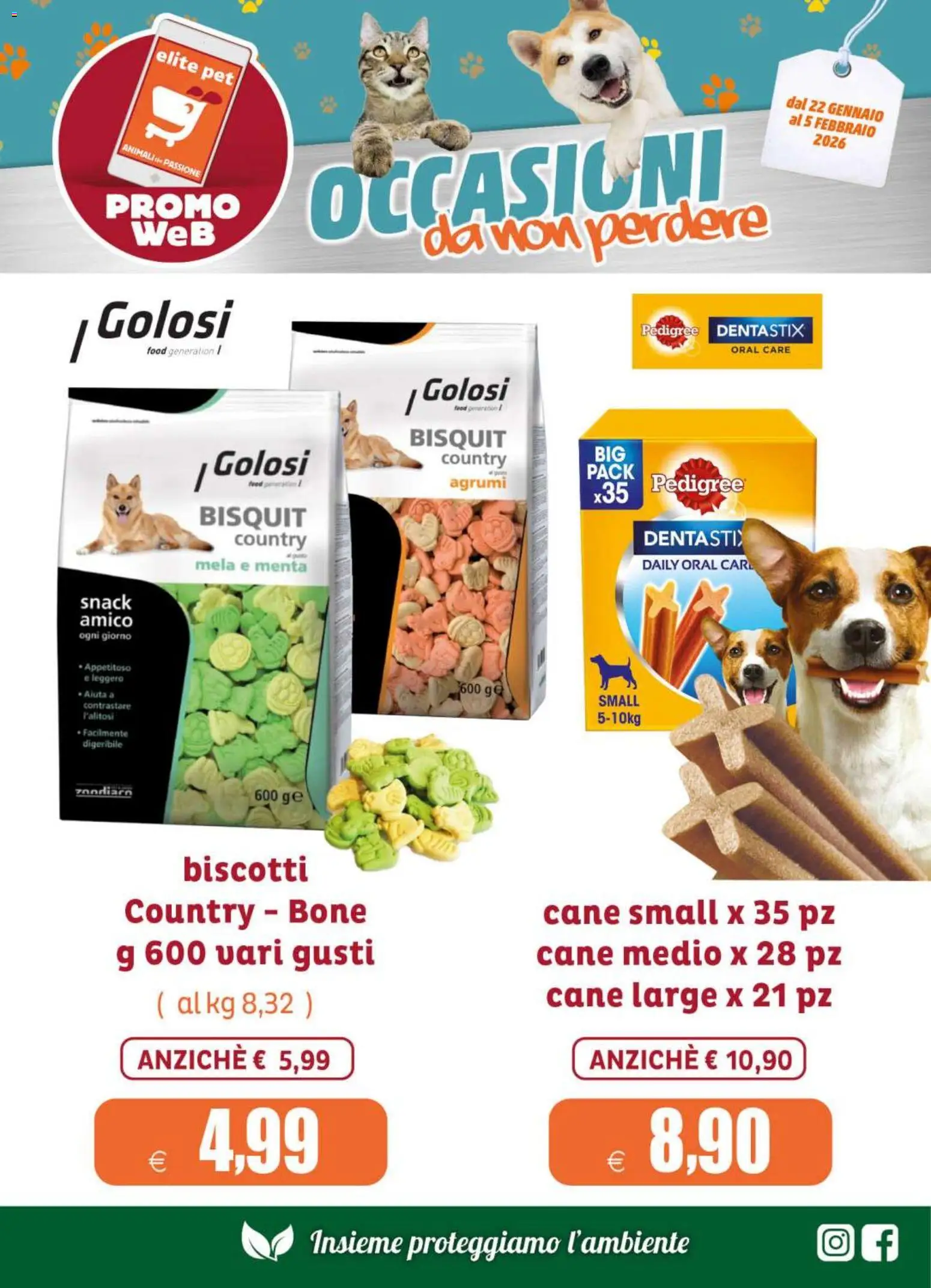 Volantino Elite Supermercati del 22.01.2026 | Pagina: 4 | Prodotti: Biscotti, Agrumi, Menta