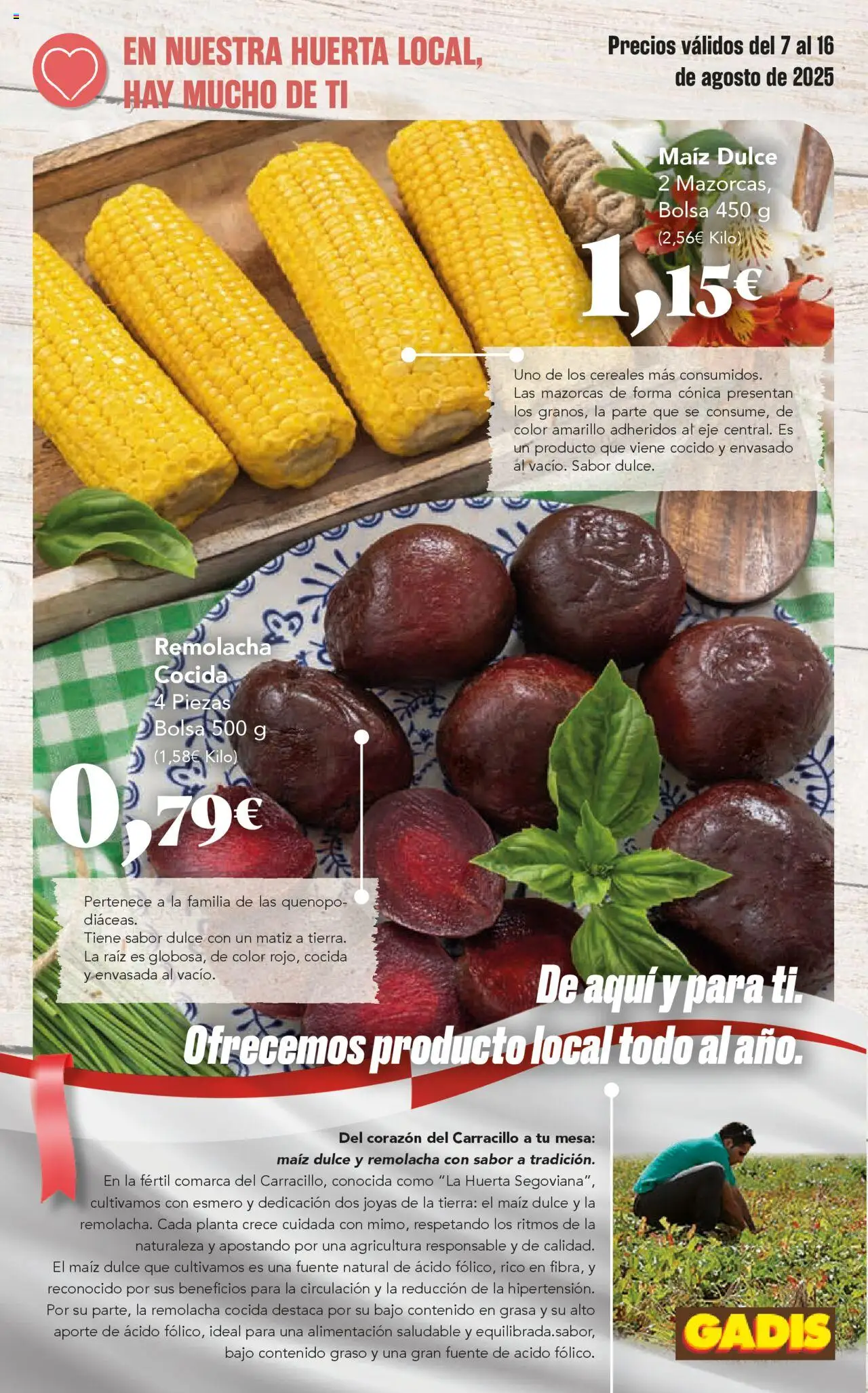 Gadis folleto │ válido desde el 07.08.2025 | Página: 6 | Productos: Cereales, Bolsa, Mesa