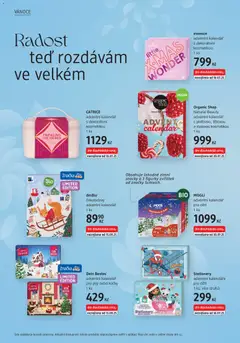 Náhled letáku dm drogerie leták od 06.11.2025 | Strana: 4 | Produkty: Vegan, Adventní kalendář, Figurky, Kinder