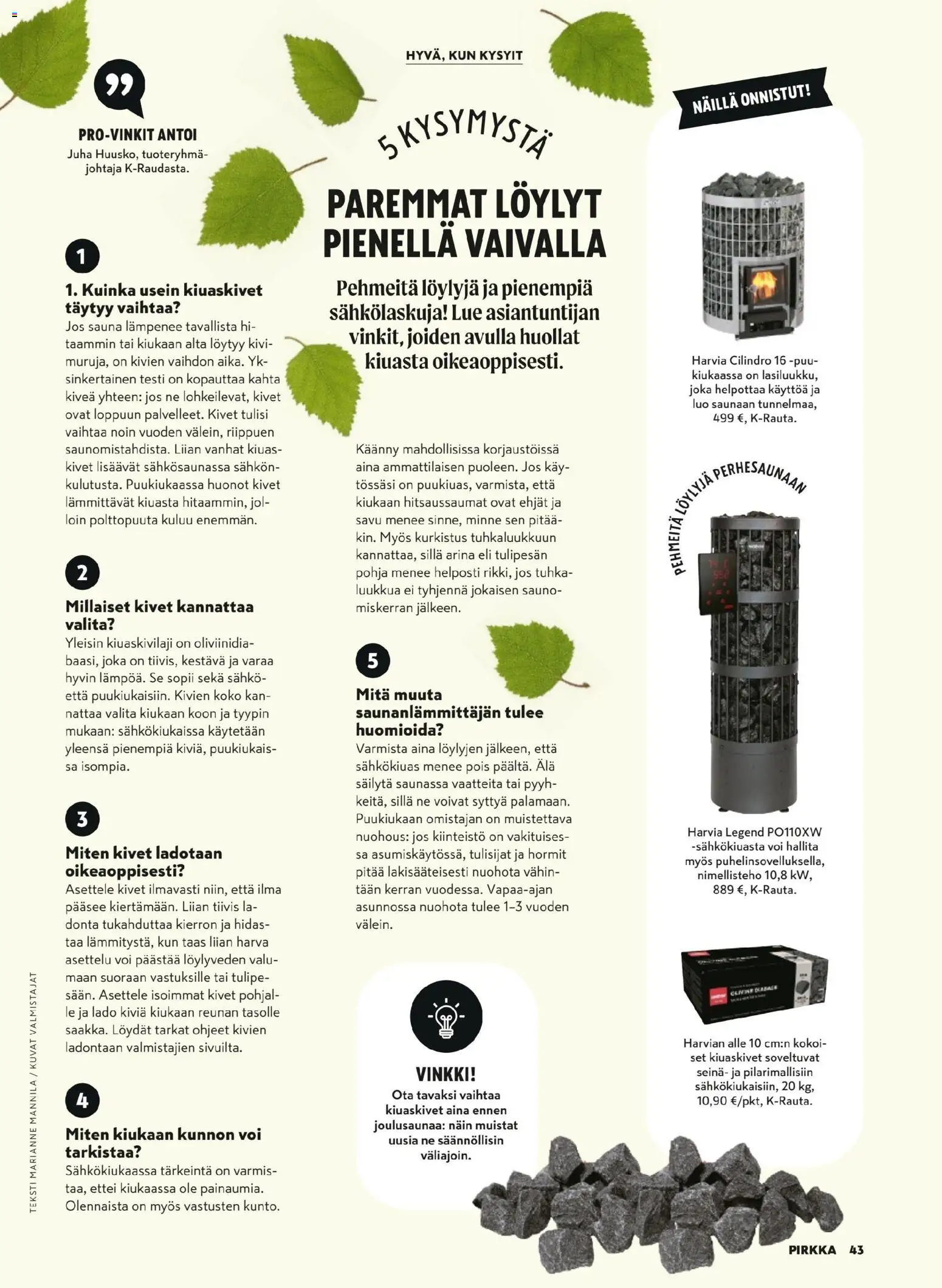 K-Citymarket - Pirkka – voimassa 05.11.2025 alkaen | Sivu: 43 | Tuotteet: Voi