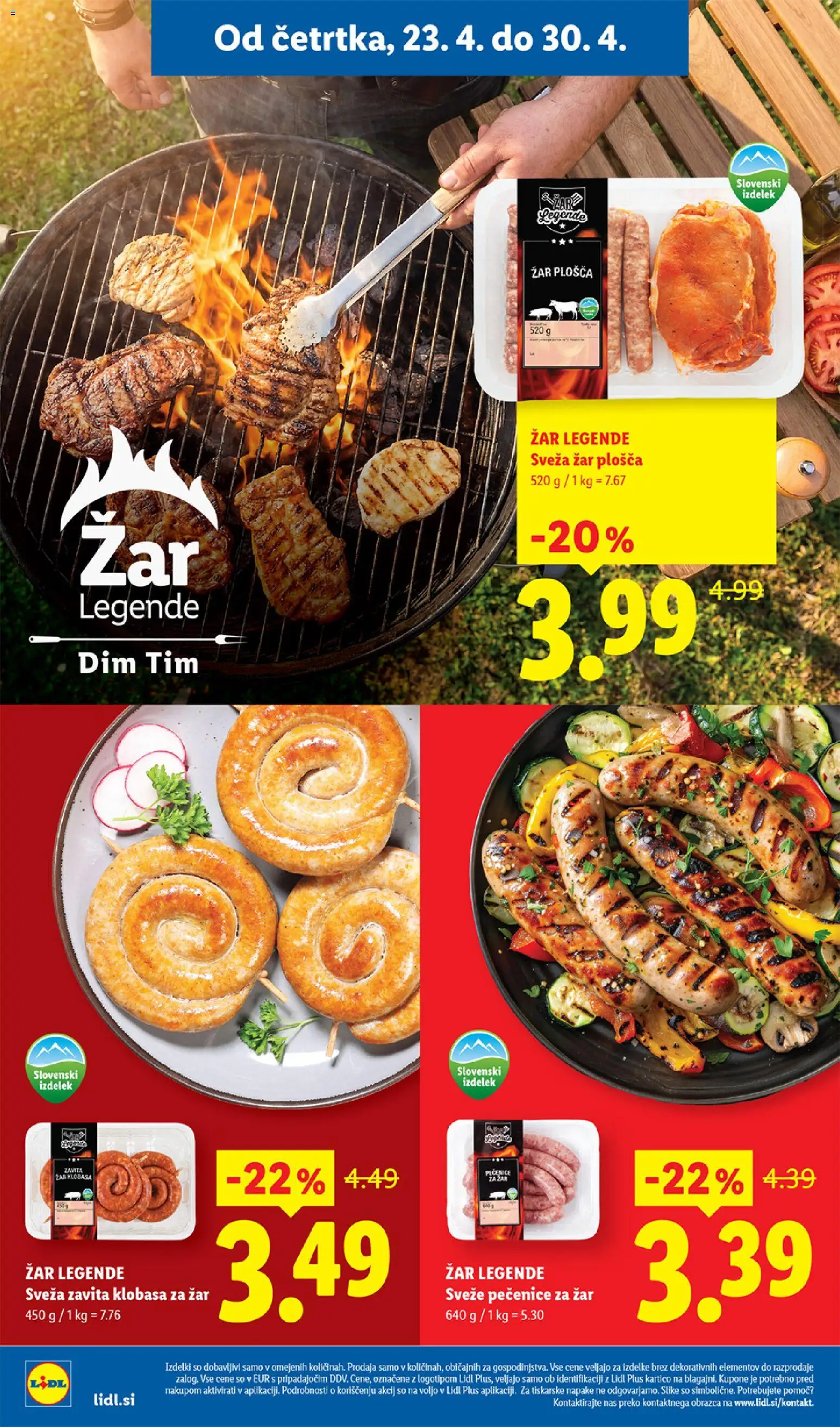 Novi Lidl katalog ponudbe – veljaven od 23.04.2026 | Stran: 4 | Izdelki: Zar
