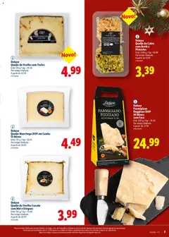 Pré-visualização Lidl Natal válido de 17.10.2025 | Página: 5 | Produtos: Faca, Orégãos, Queijo, Mel