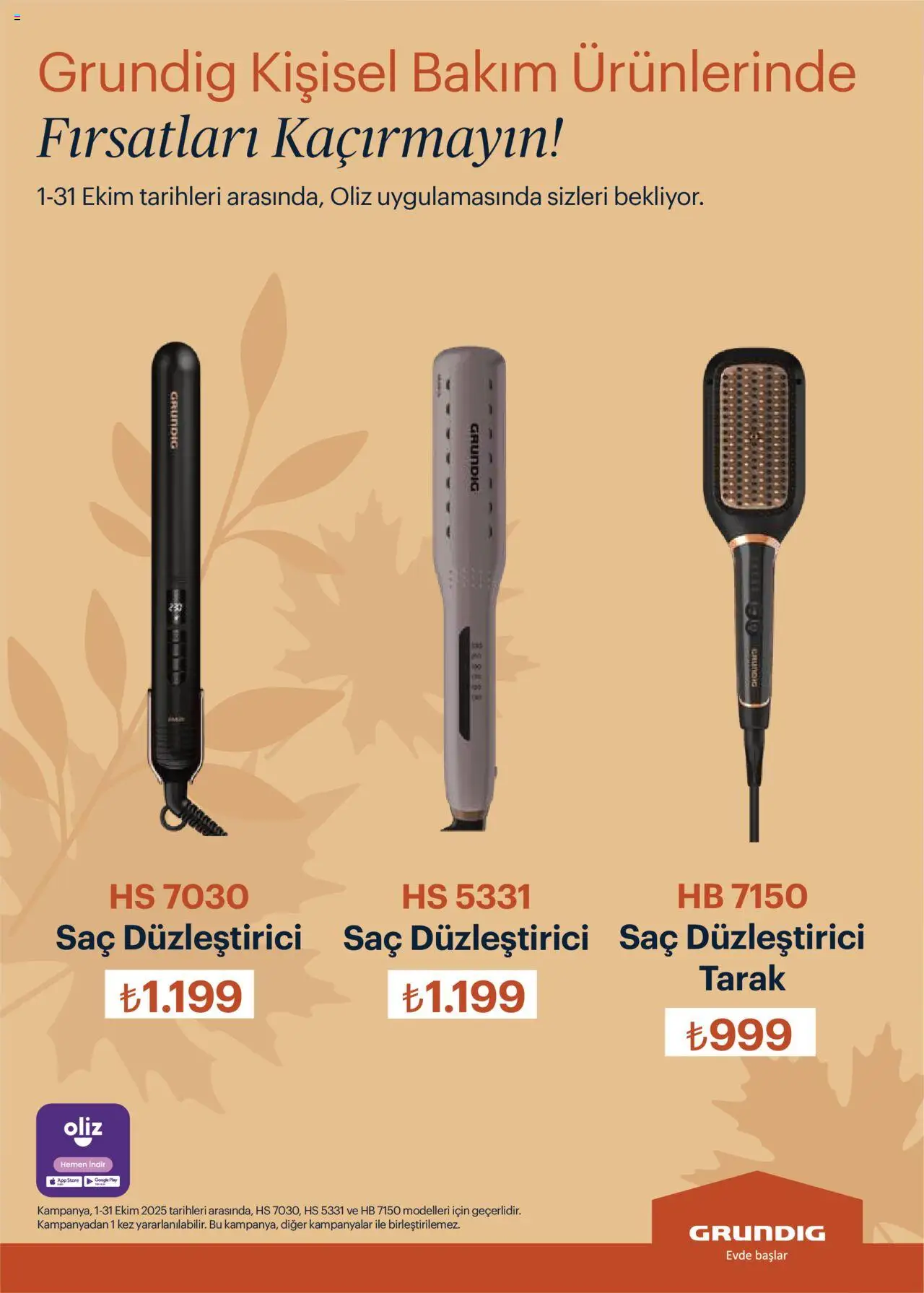 Arçelik Katalog - 01.10.2025 tarihinden itibaren geçerlidir | Sayfa: 102 | Ürünler: Saç düzleştirici