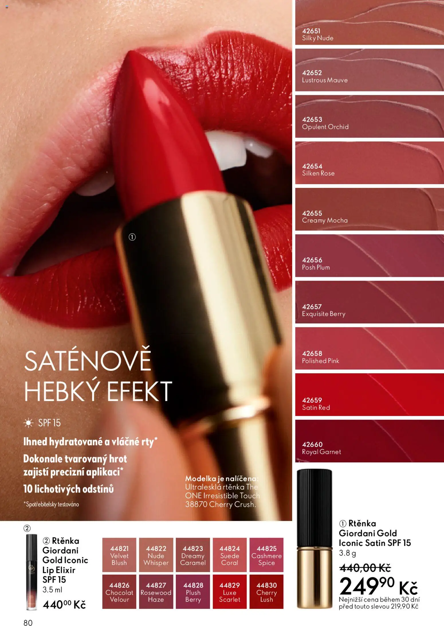 Oriflame katalog č. 05/2026 od 25.03.2026 | Strana: 80 | Produkty: Velvet, Rtěnka
