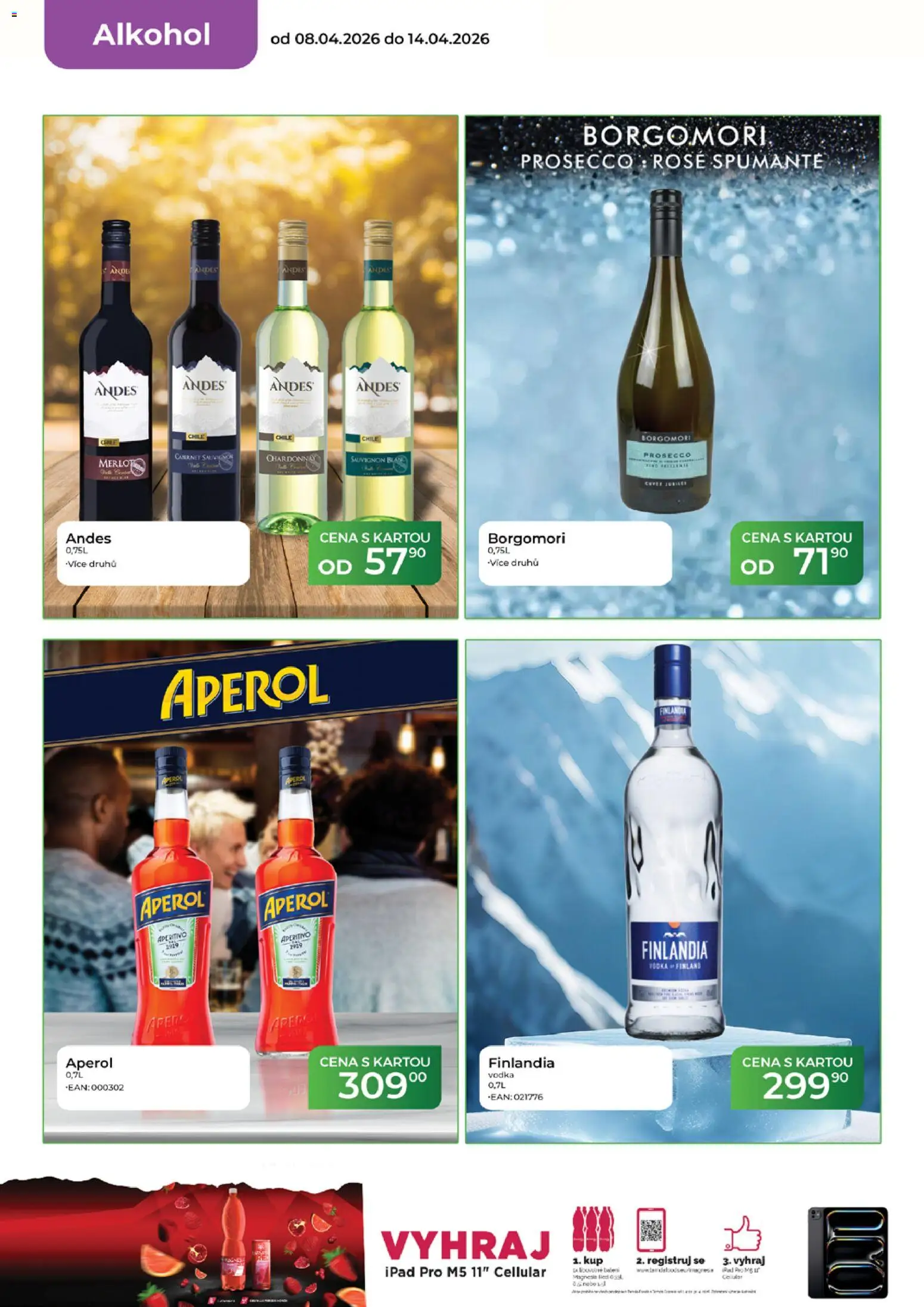 Tamda Foods leták od 08.04.2026 | Strana: 18 | Produkty: Vodka, Magnesia, Cabernet Sauvignon, Aperol
