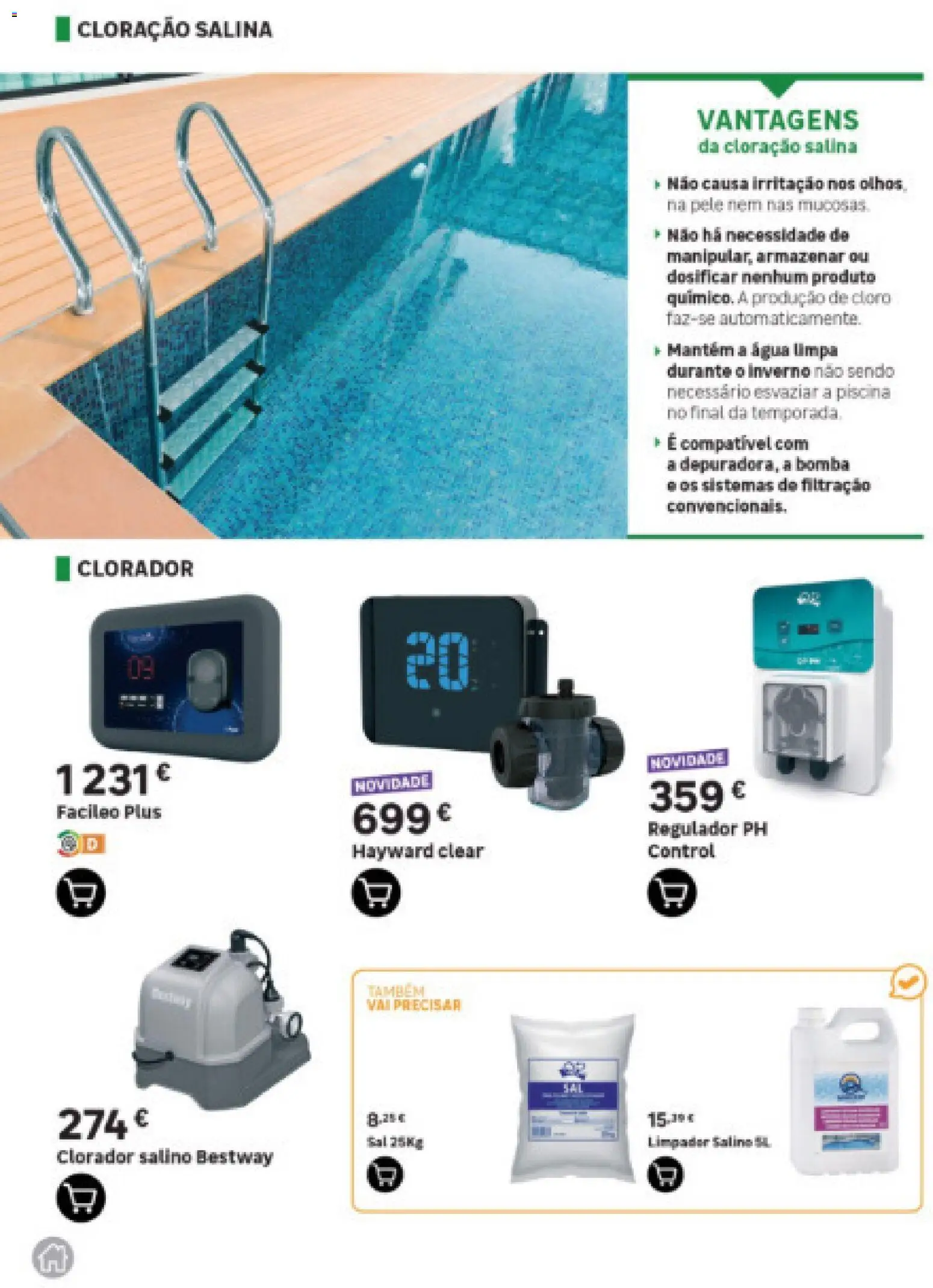 Leroy Merlin Arquipélago dos Açores │ válido de 12.03.2026 | Página: 72 | Produtos: Agua, Piscina, Sal
