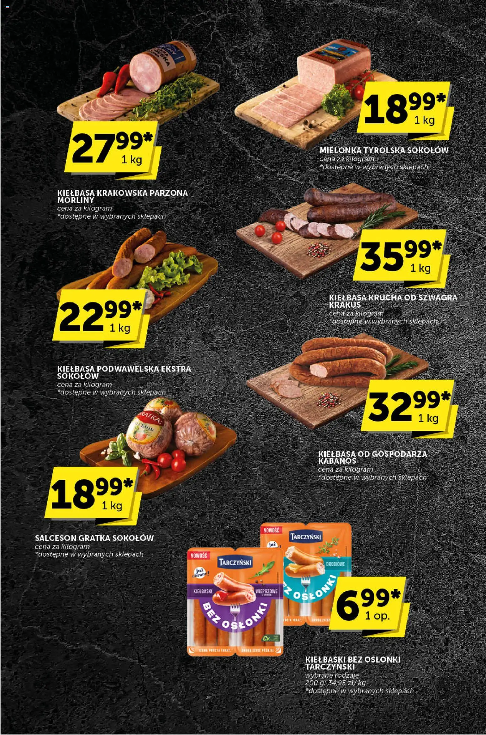 Groszek Gazetka - Katalog od 13.11.2025 | Strona: 7 | Produkty: Kiełbasa, Mielonka tyrolska, Kiełbaski, Kiełbasa podwawelska