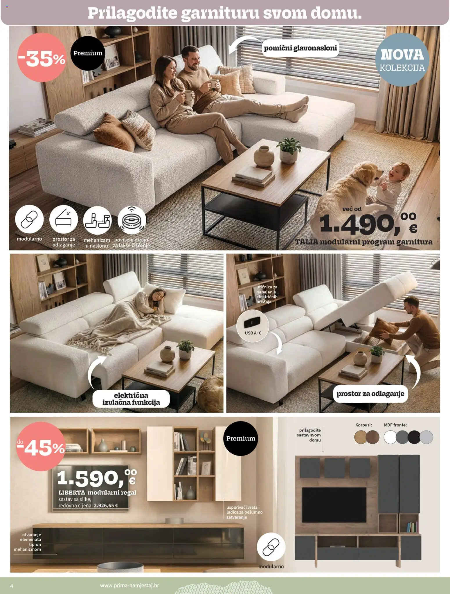 Prima katalog | vrijedi od 01.03.2026 | Stranica: 4 | Proizvodi: Utičnica, Vrata, Regal, USB