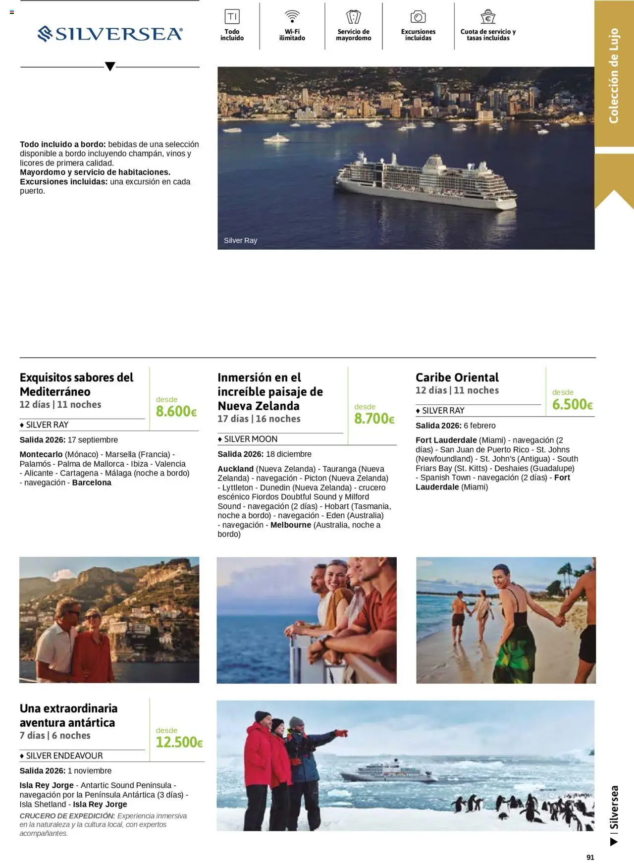 Viajes El Corte Inglés - Crucero Fantástico │ válido desde el 16.09.2025 | Página: 91 | Productos: Navegación