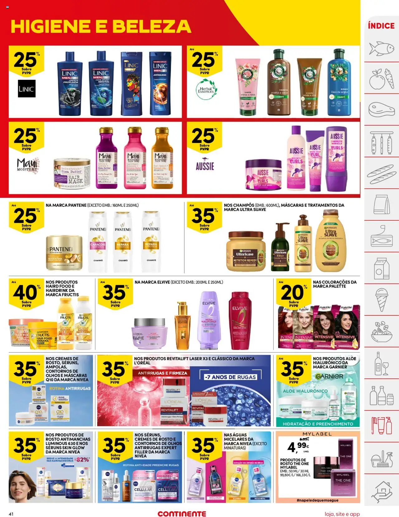 Continente folheto │ válido de 03.06.2025 | Página: 41 | Produtos: Banana, Shampoo, Sérum, Óleo