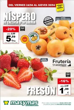 Vista previa Masymas folleto válido desde el 24.04.2026