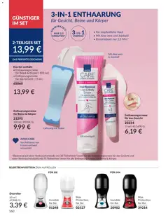 AVON Katalog Februar 2026 ab 01.02.2026 gültig | Seite: 160 | Produkte: Enthaarungscreme
