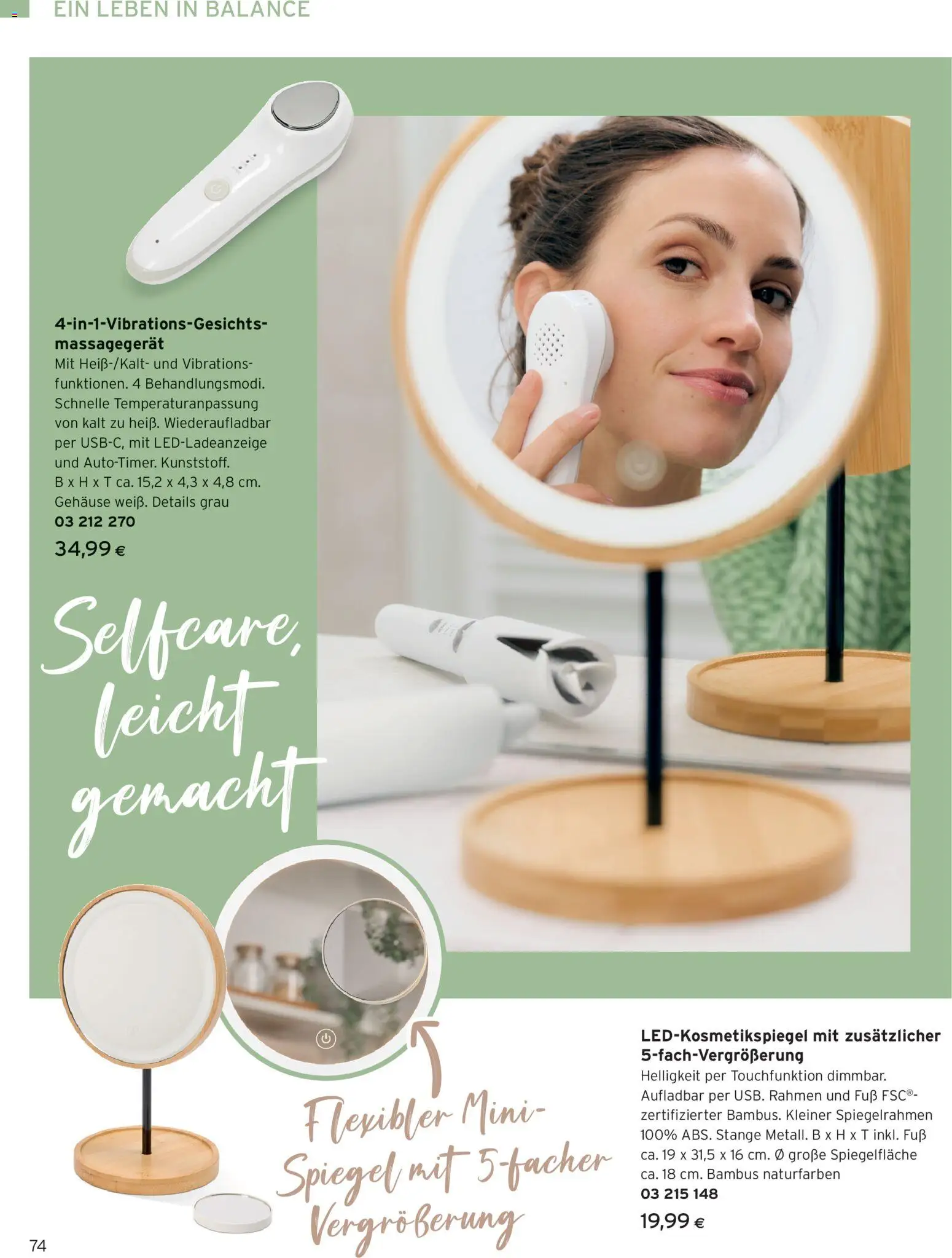 Tchibo Eduscho - Katalog Frühling 2026 gültig ab 23.03.2026 | Seite: 74 | Produkte: Spiegel