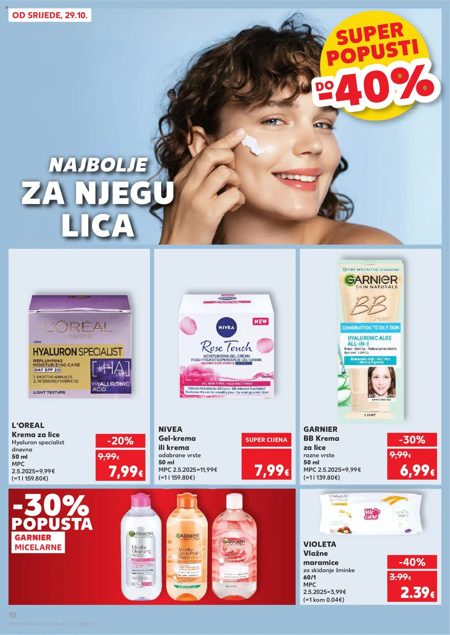 Kaufland katalog | vrijedi od 29.10.2025 | Stranica: 10 | Proizvodi: Krema za lice, BB krema, Krema, Nivea