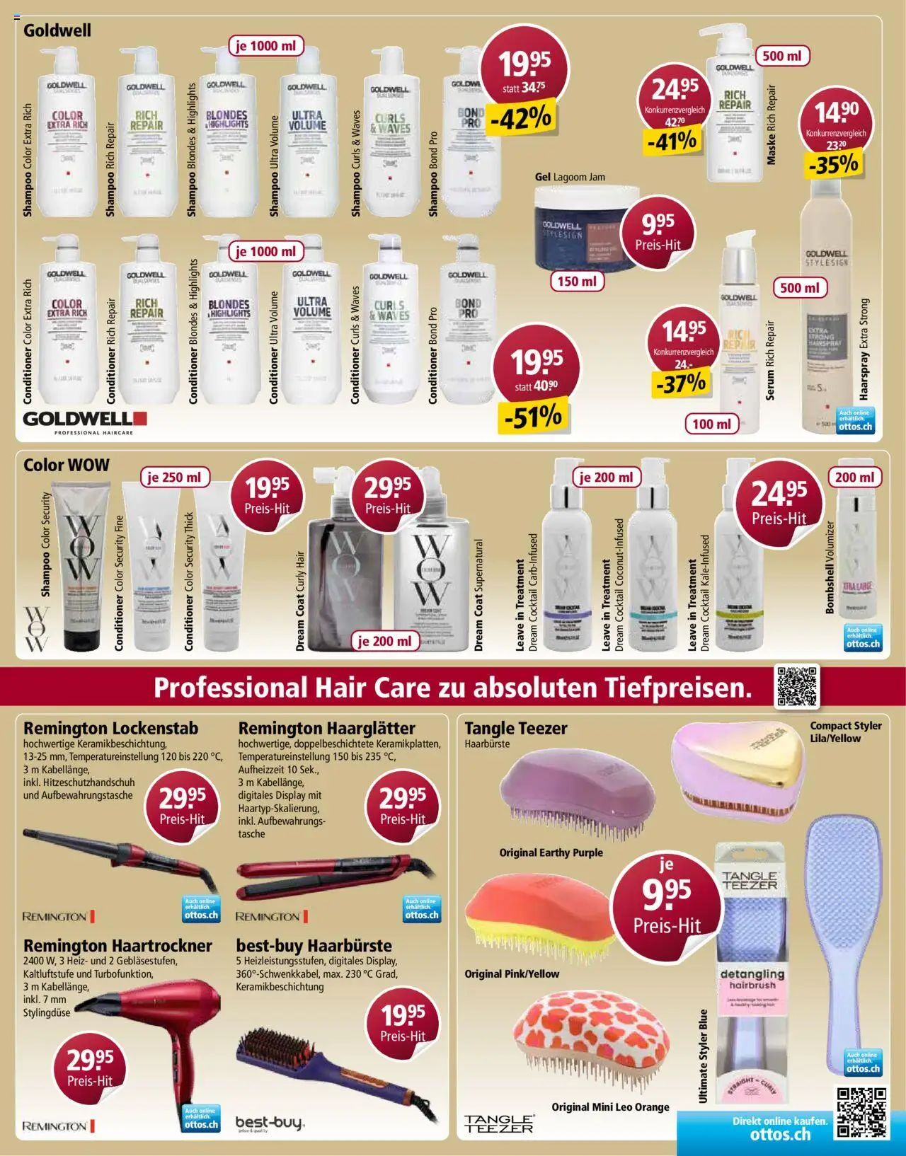 Otto's Aktionen Marken Spezial ab 18.08.2025 | Seite: 9 | Produkte: Serum, Haartrockner, Shampoo, Haarspray