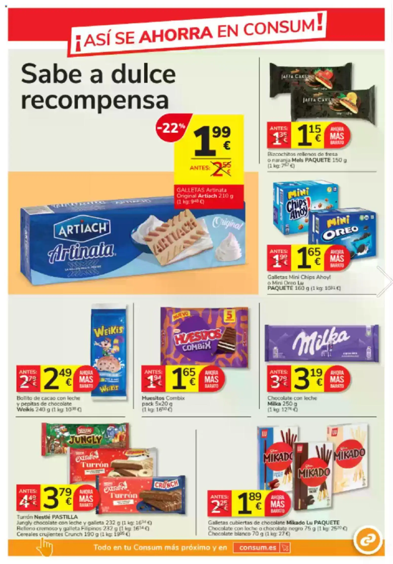 Consum folleto │ válido desde el 23.10.2025 | Página: 7 | Productos: Leche, Cereales, Galletas, Φρυγανιές σικάλεως