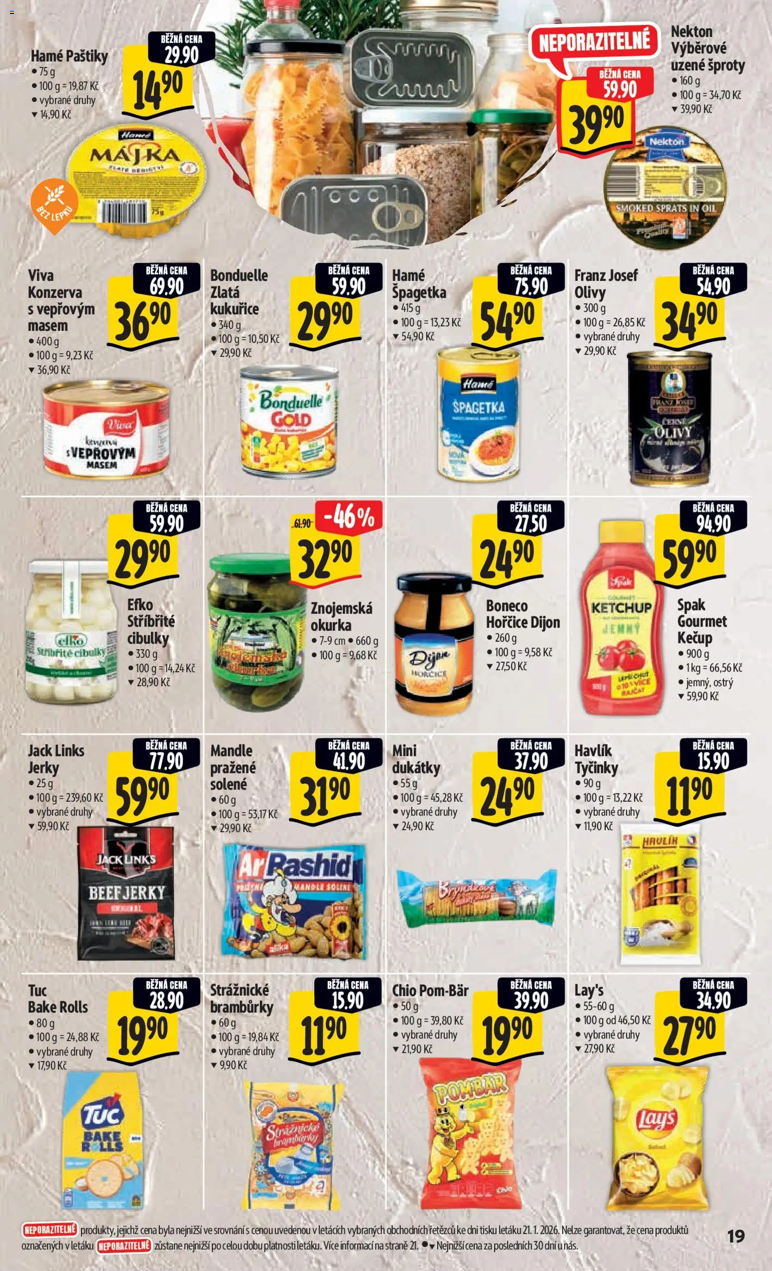 Albert leták - Hypermarket od 28.01.2026 | Strana: 26 | Produkty: Gourmet, Bramburky, Kečup, Olivy