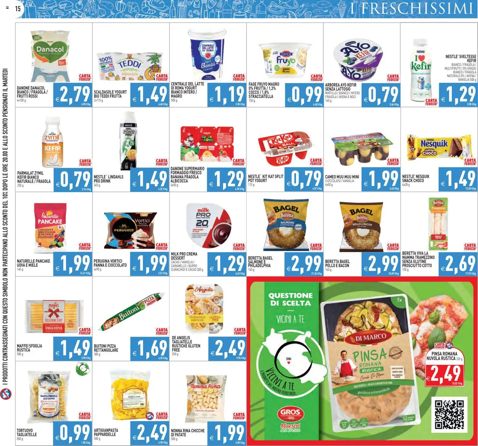Volantino PIM Supermercati del 29.04.2026 | Pagina: 15 | Prodotti: Yogurt, Panna, Noci, Miele