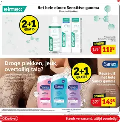 Kruidvat folder week 46 - Voorbeeld van een folder van Kruidvat, geldig van 11.11.2025 | Pagina: 47 | Producten: Douchegel, Tandpasta, Kan