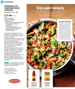 Albert Heijn - Allerhande 1 - Voorbeeld van een folder van Albert Heijn, geldig van 31.12.2025 | Pagina: 64 | Producten: Ui, Pasta, Olijfolie, Mozzarella