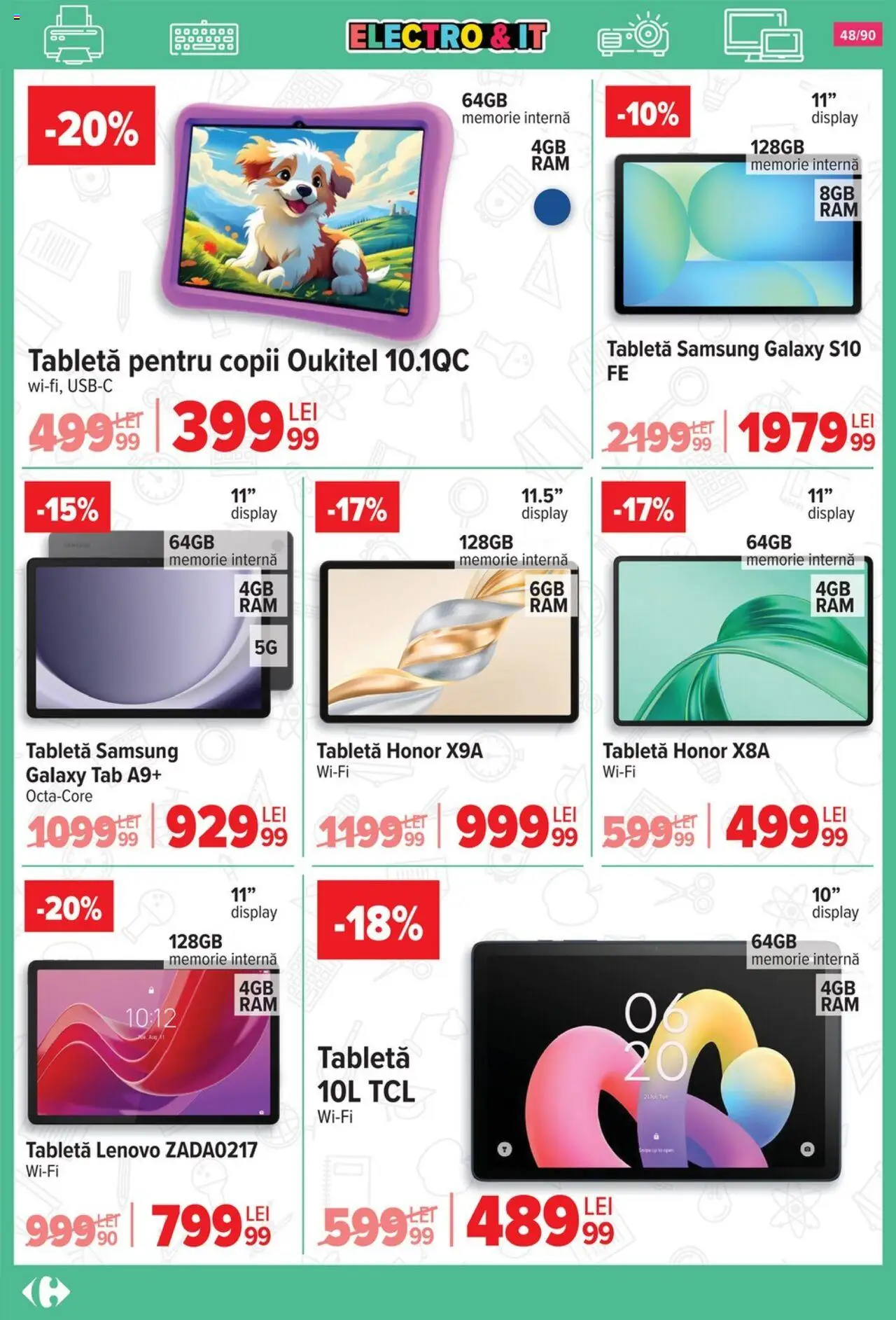 Carrefour catalog - Începe școala – valabil de la 13.08.2025 | Pagină: 49 | Produse: Memorie, Tabletă
