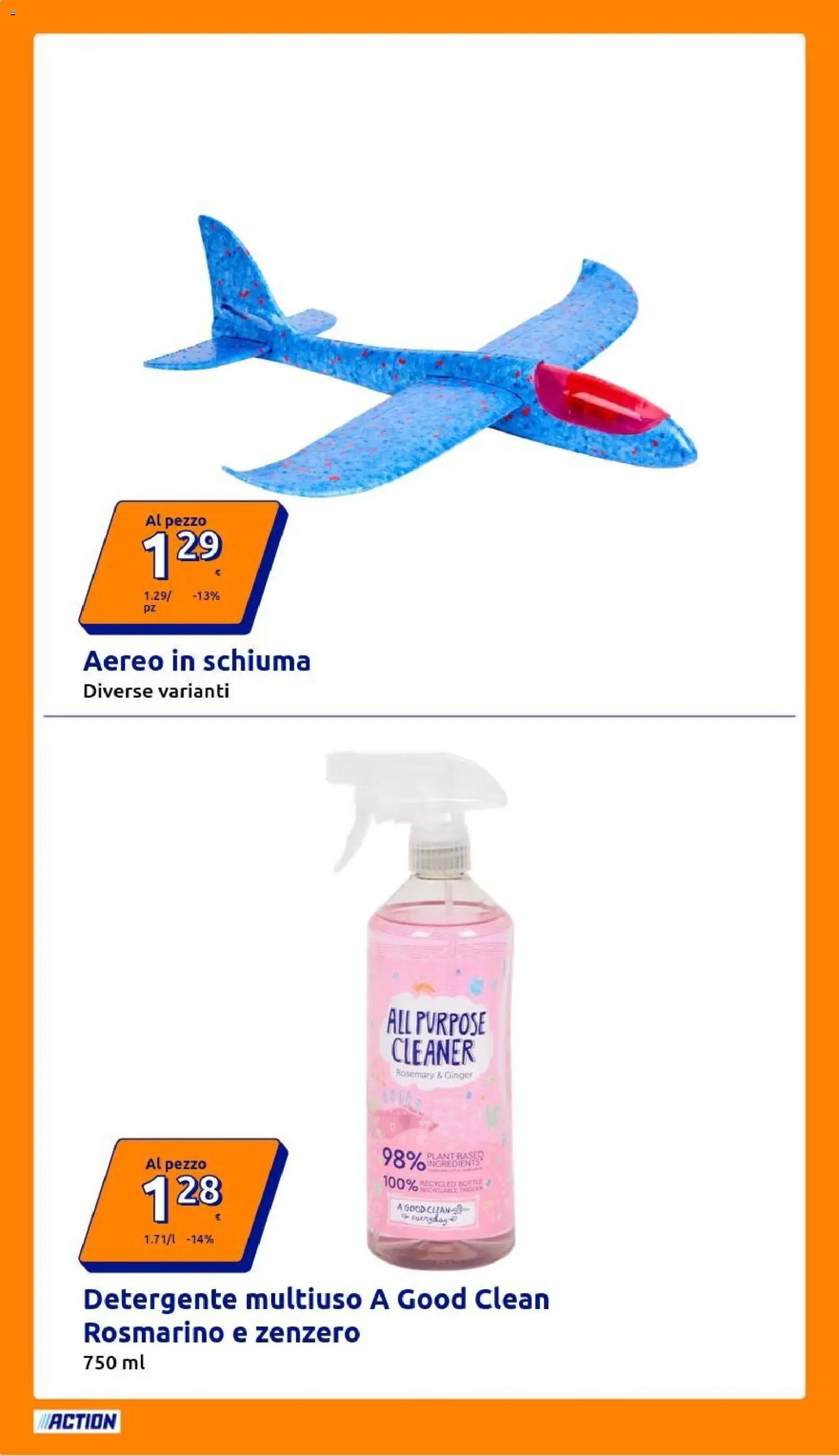 Volantino Action del 25.03.2026 | Pagina: 18 | Prodotti: Rosmarino, Detergente
