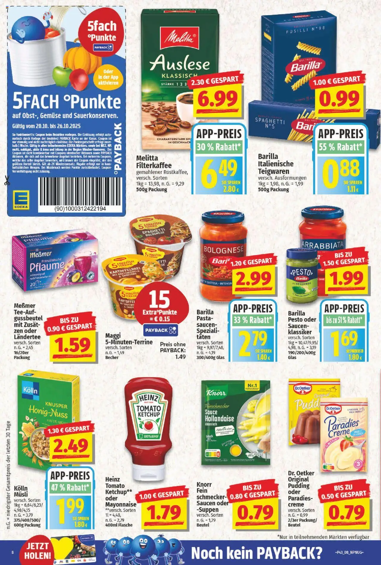 NP Discount Prospekt 	 – gültig ab 20.10.2025 | Seite: 8