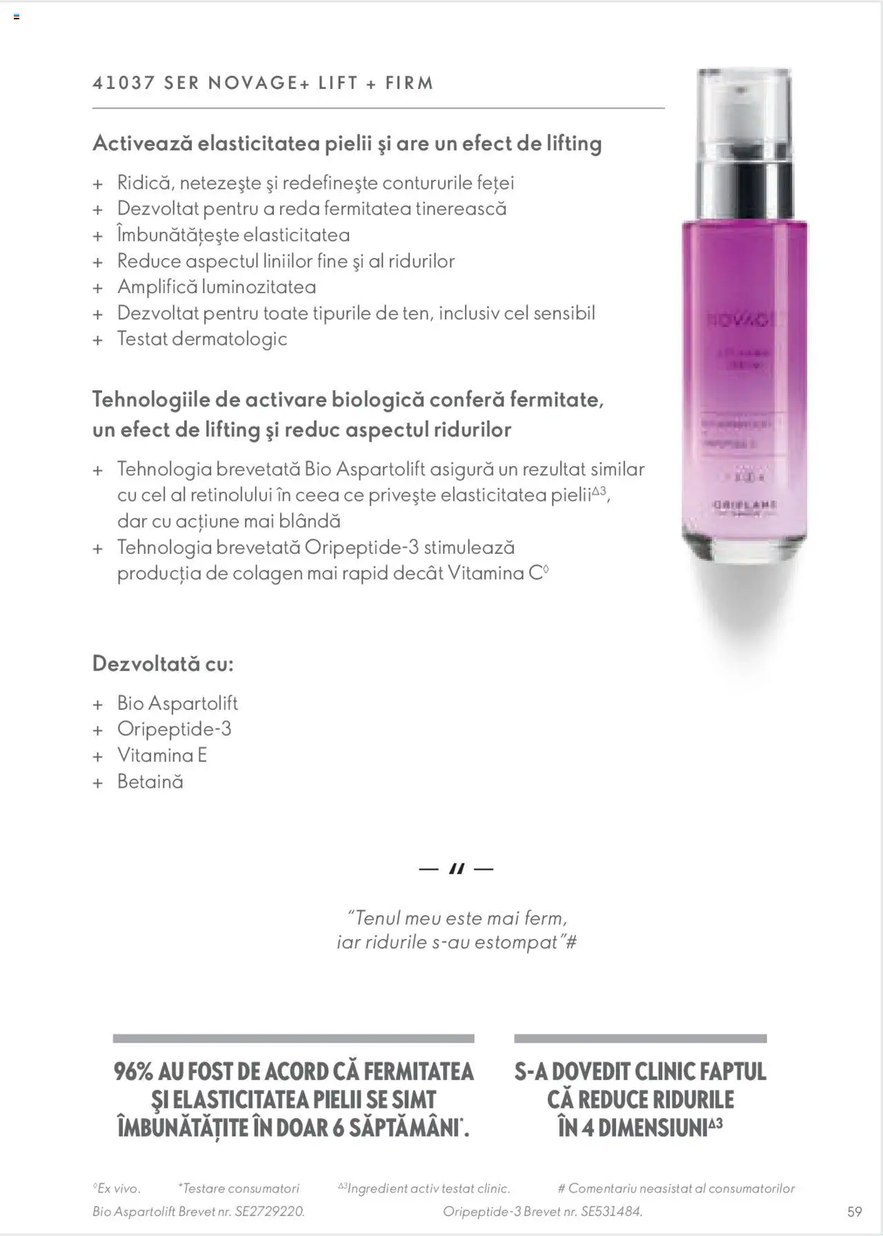 Oriflame catalog - Ghidul NOVAGE+ – valabil de la 01.03.2023 | Pagină: 59