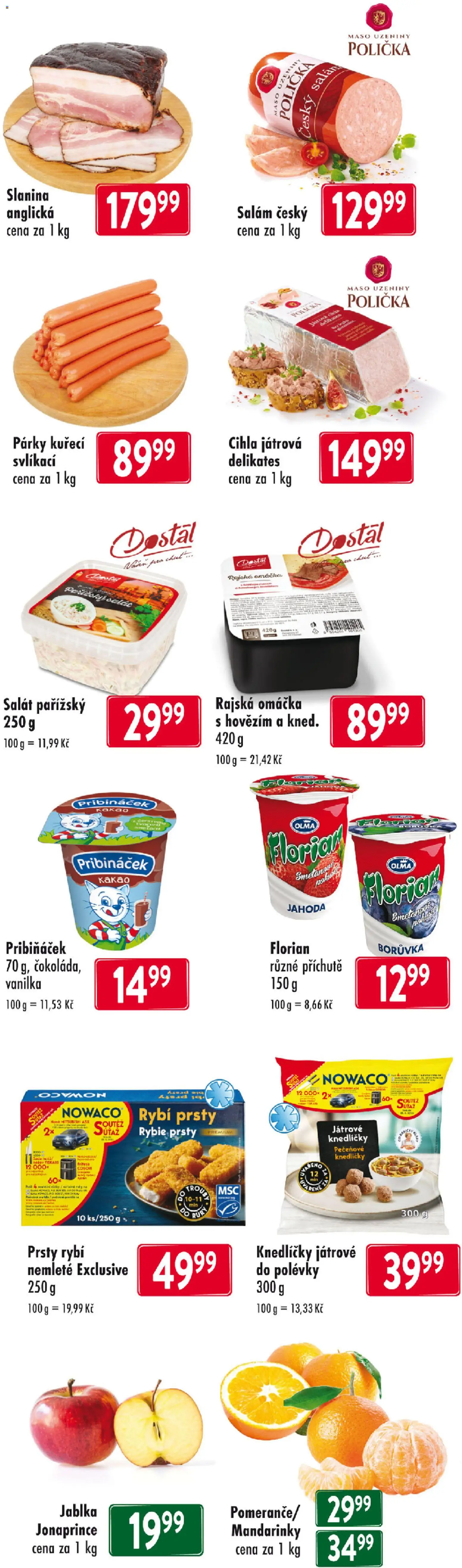 Astur & Qanto leták od 06.11.2025 | Strana: 2 | Produkty: Salám, Uzeniny, Rybí prsty, Fritéza