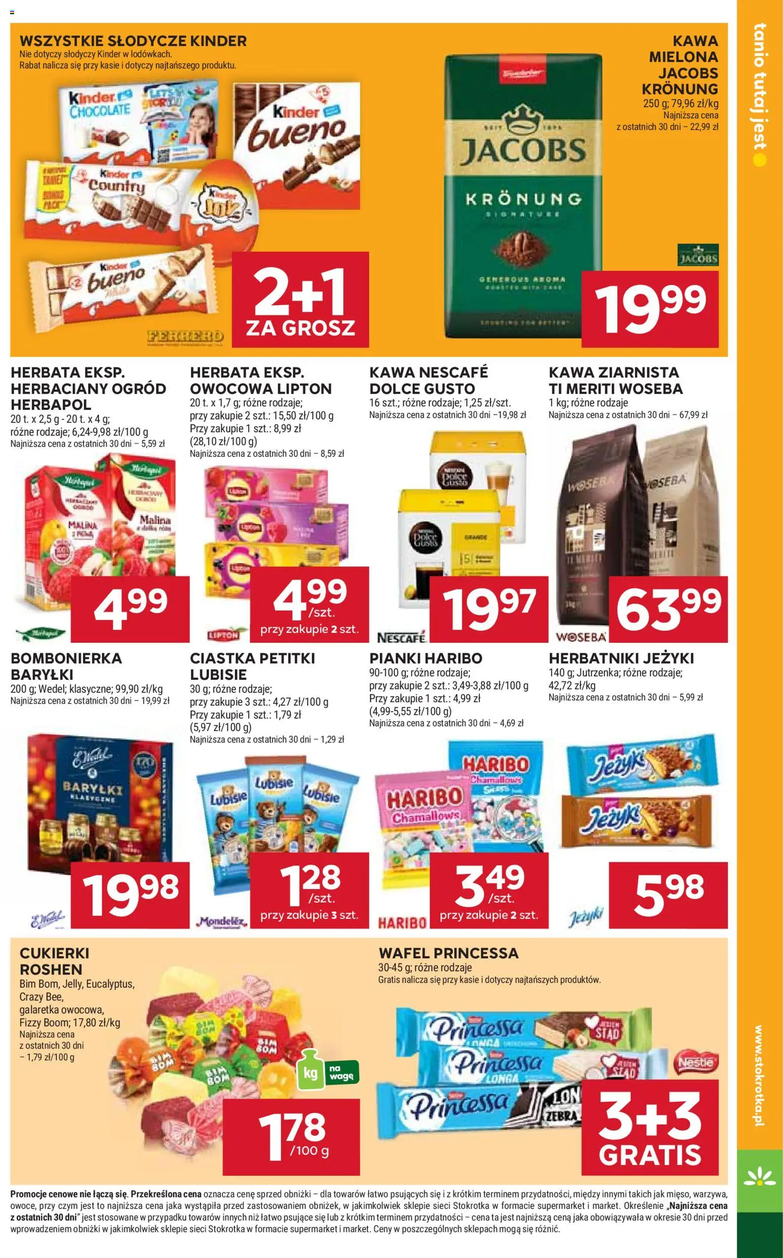 Stokrotka Gazetka od 30.10.2025 | Strona: 21 | Produkty: Malina, Kawa ziarnista, Dolce Gusto, Kawa