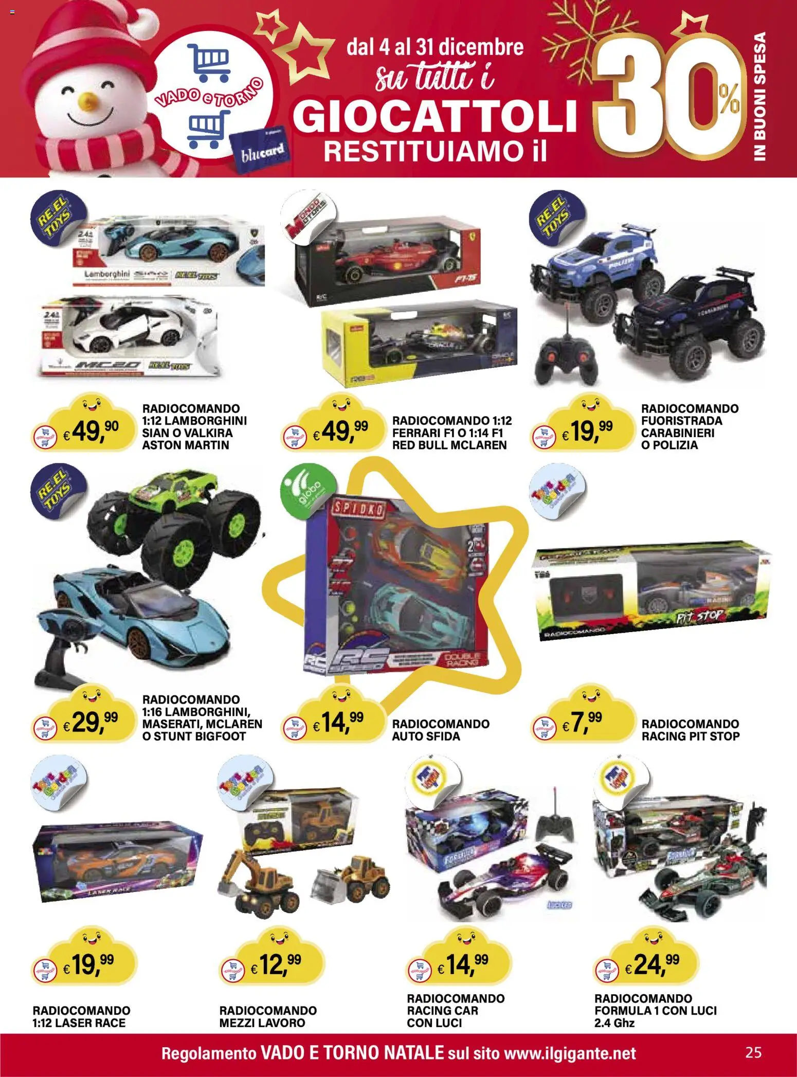 Volantino Il Gigante del 04.12.2025 | Pagina: 25 | Prodotti: Red Bull