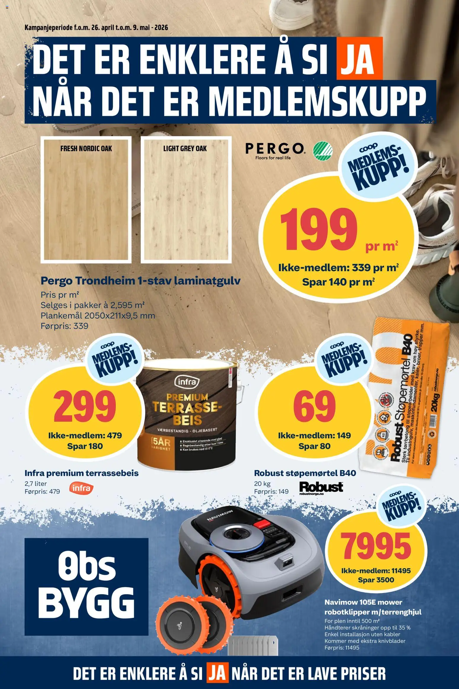 Nye » Obs Bygg kundeavis « er nå online. Se alle Maitilbud på mobilen og spar! | Norge