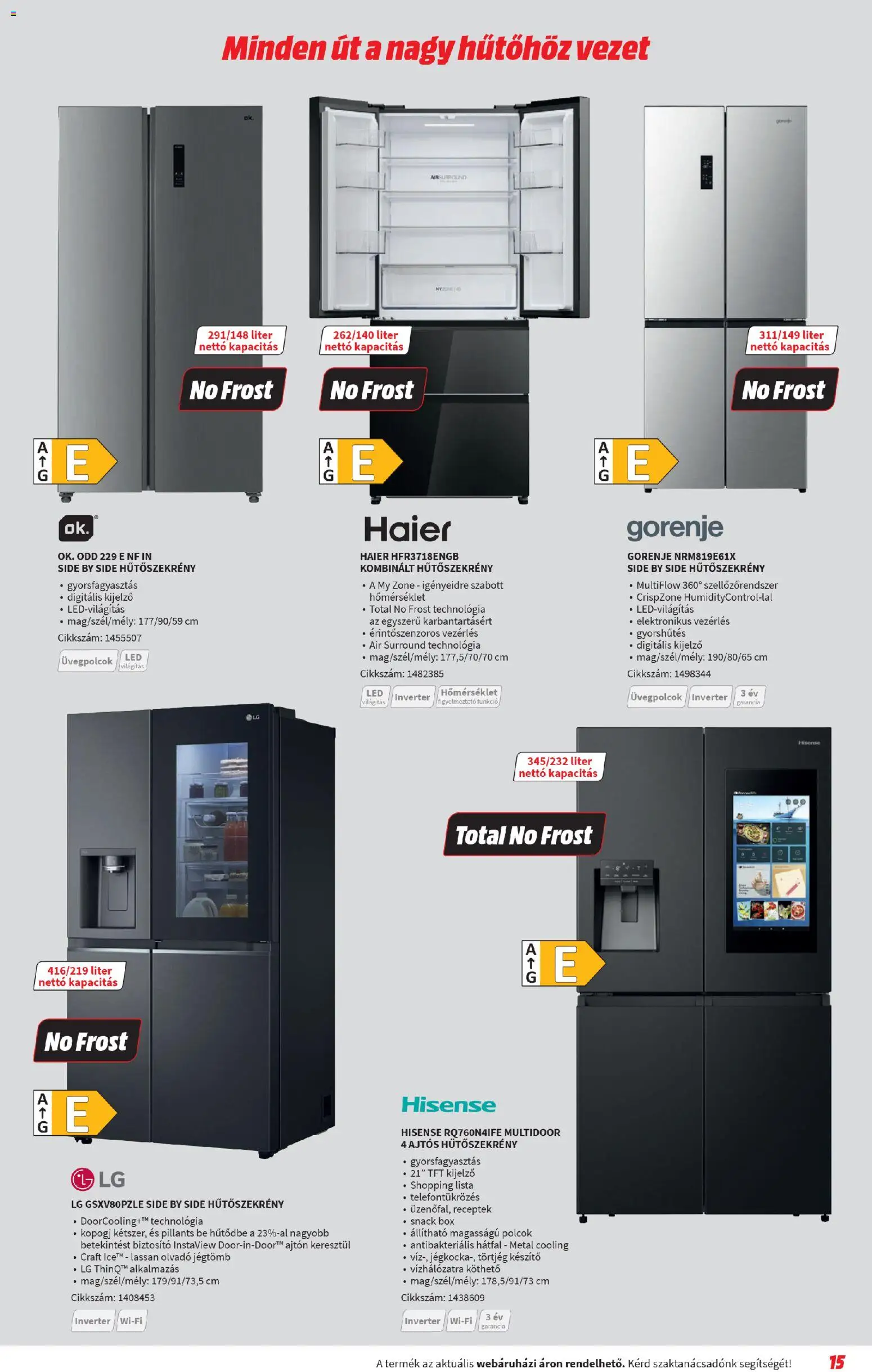 Media Markt akciós ujság - amely érvényes a következő dátumtól: 04.02.2026 | Oldal: 15