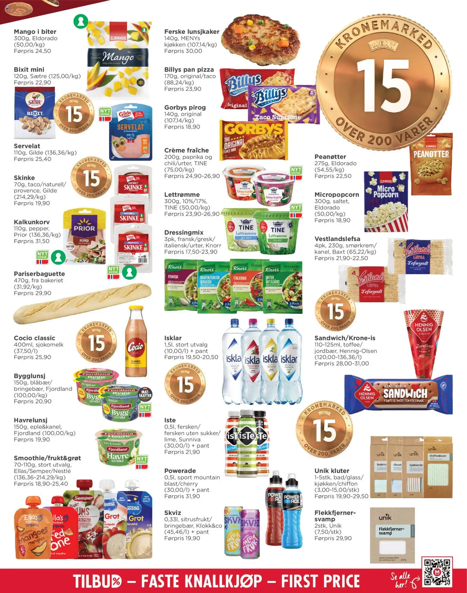 {H1} | Side: 3 | Produkter: Flekkfjerner, Skinke, Crème Fraîche, Коньяк