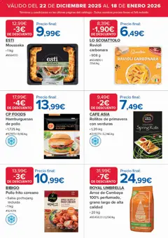 Vista previa Costco catálogo válido desde el 22.12.2025 | Página: 2 | Productos: Café, Arroz
