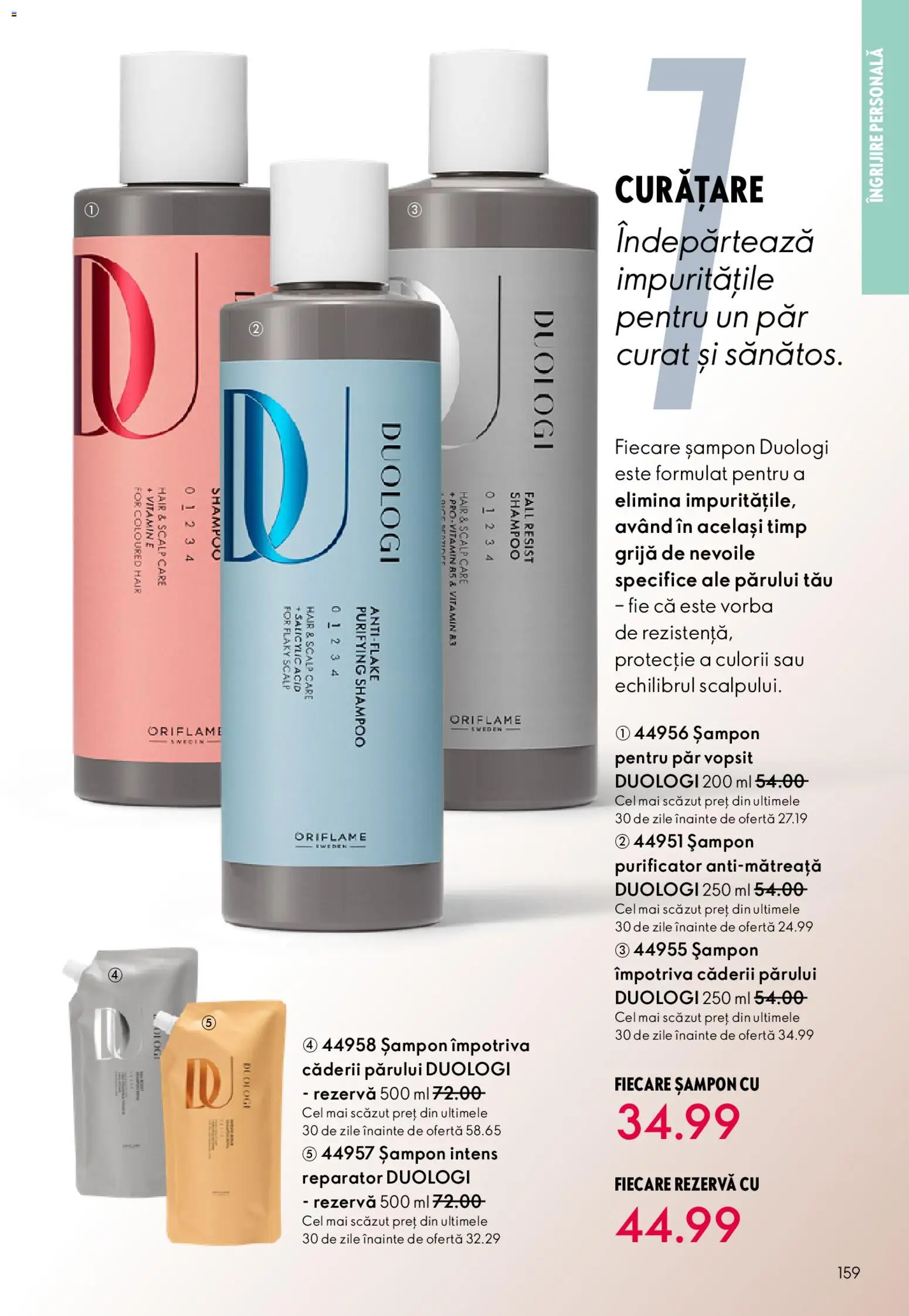 Noul catalog Oriflame – valabil de la 11.02.2026 | Pagină: 159 | Produse: Șampon
