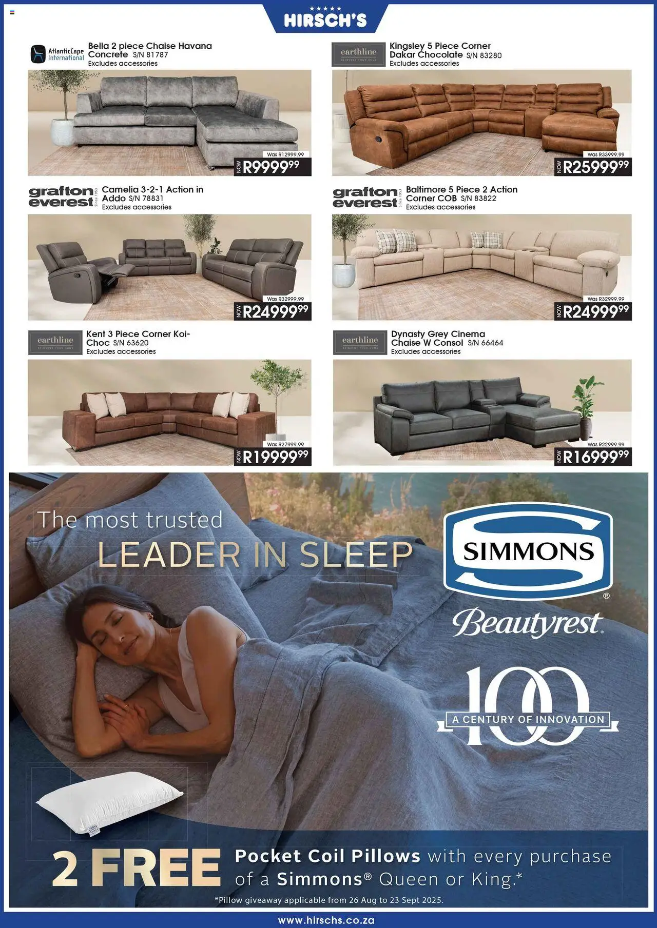 Hirsch's Specials │ valid from 28.08.2025 | Page: 42 | Products: Chocolate, Chaise