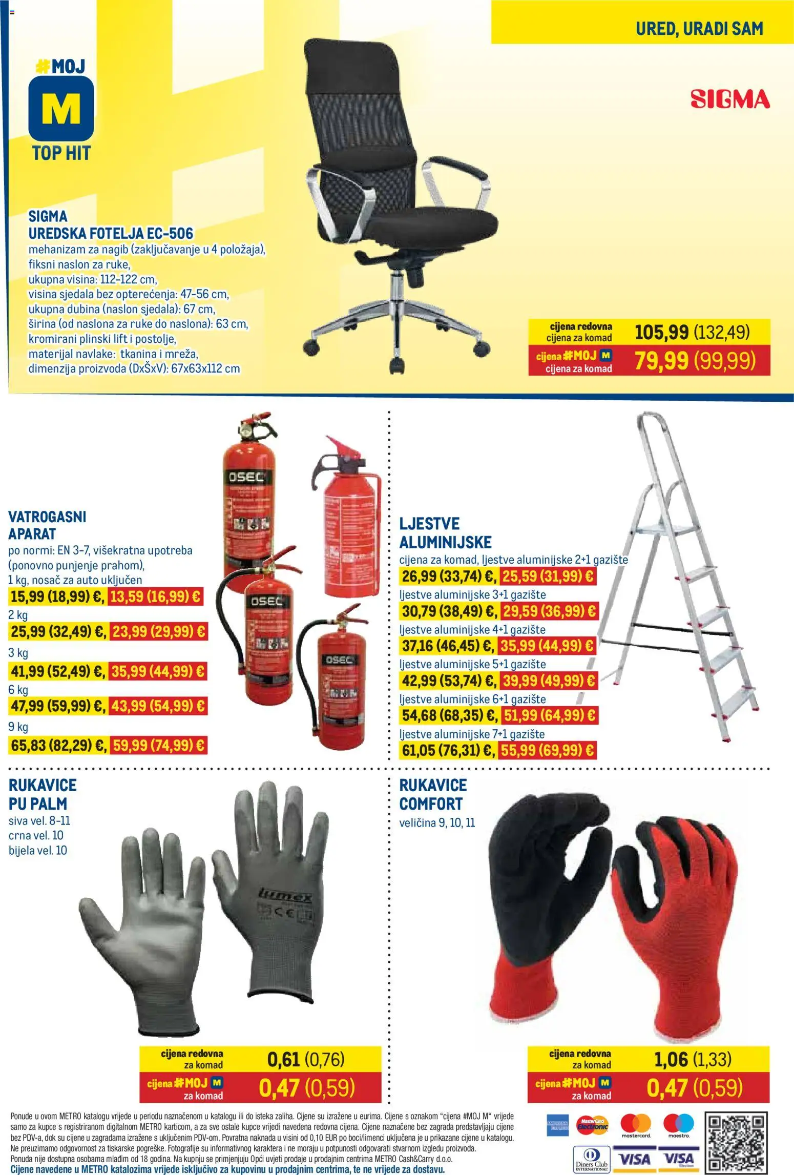 Metro katalog | vrijedi od 02.01.2026 | Stranica: 11 | Proizvodi: Fotelja, Ljestve, Rukavice