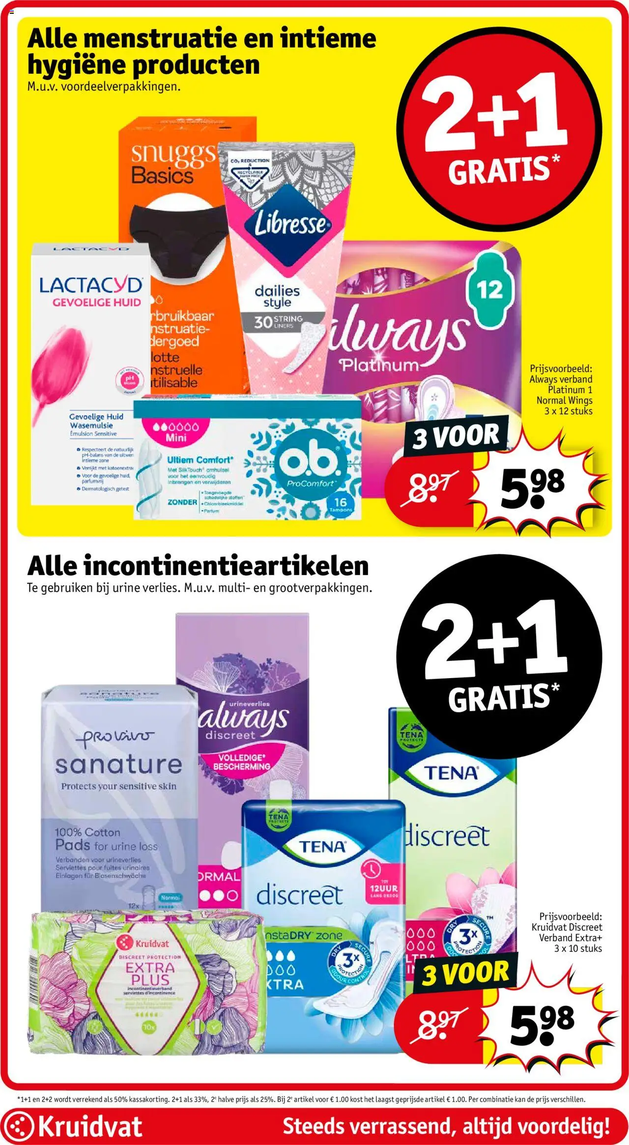{H1} | Pagina: 24 | Producten: Kan, Panty, Pads, Tampons