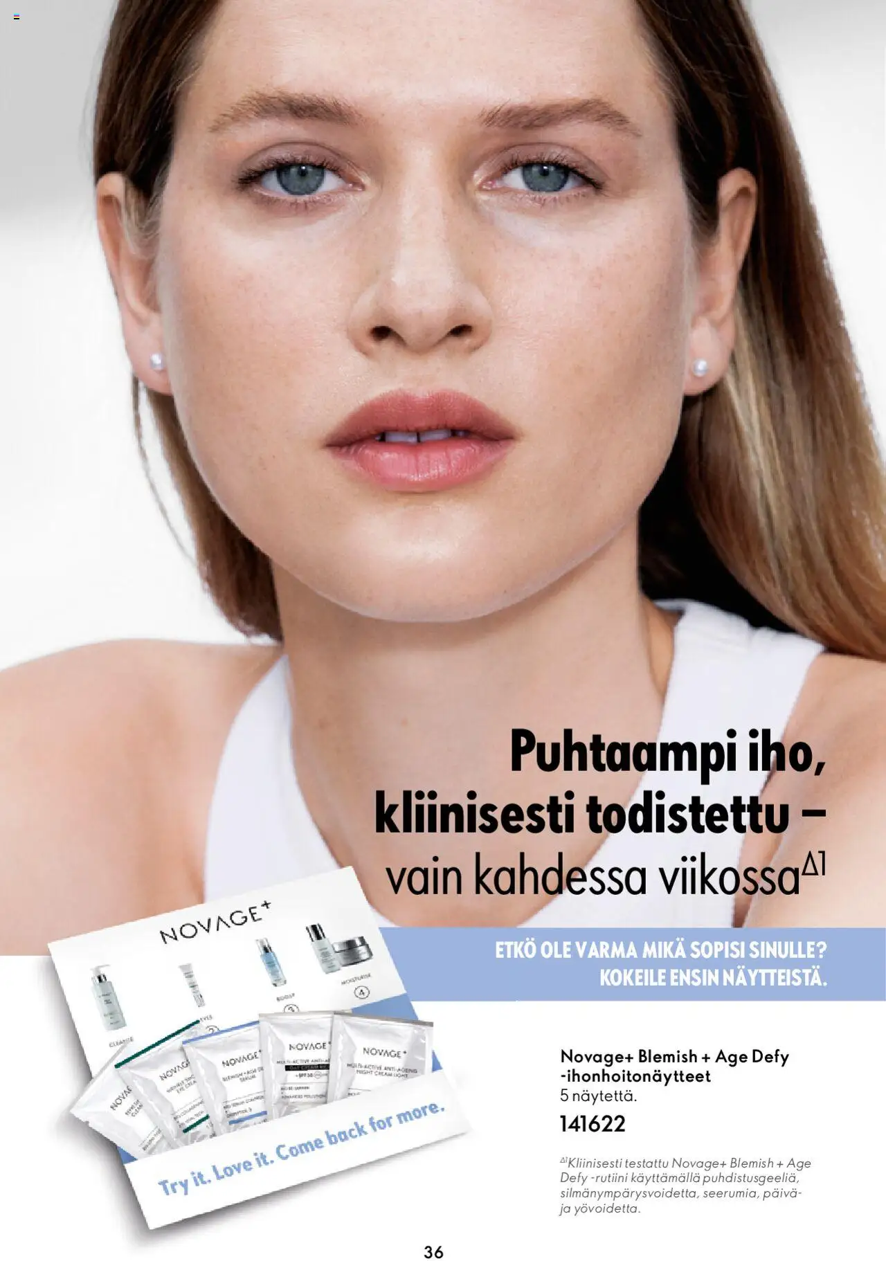 Oriflame Novage+ – voimassa 25.01.2024 alkaen | Sivu: 36