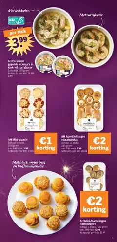 Albert Heijn folder week  / de la semaine 52 - Voorbeeld van een folder van Albert Heijn, geldig van 27.12.2025 | Pagina: 5 | Producten: Pizza, Hamburger, Vis, Schaal