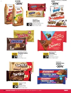 Katalog Tommy - Pregled kataloga iz trgovine Tommy, vrijedi od 29.01.2026 | Stranica: 24 | Proizvodi: Snickers, Čokolada, Keks, Krema