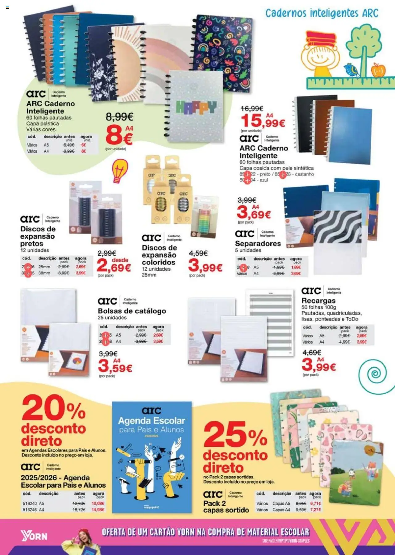 Staples - Folheto Regresso às Aulas 2025 │ válido de 18.08.2025 | Página: 21 | Produtos: Caderno