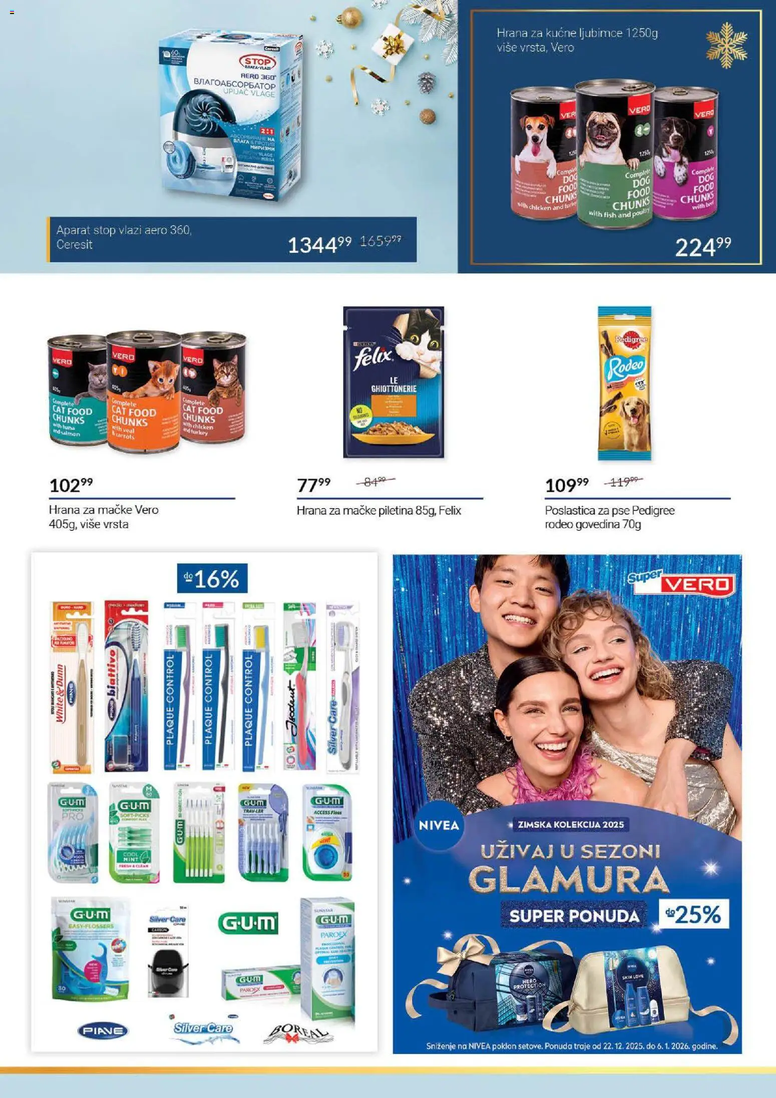 SuperVERO katalog - važi od 22.12.2025 | Strana: 45 | Proizvode: Govedina, Pedigree, Nivea, Hrana za mačke