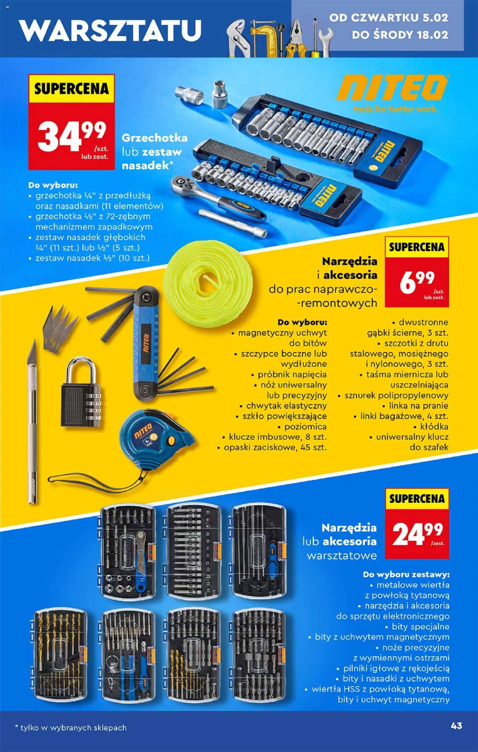 Biedronka gazetka - Hity i inspiracje od 31.01.2026 | Strona: 43