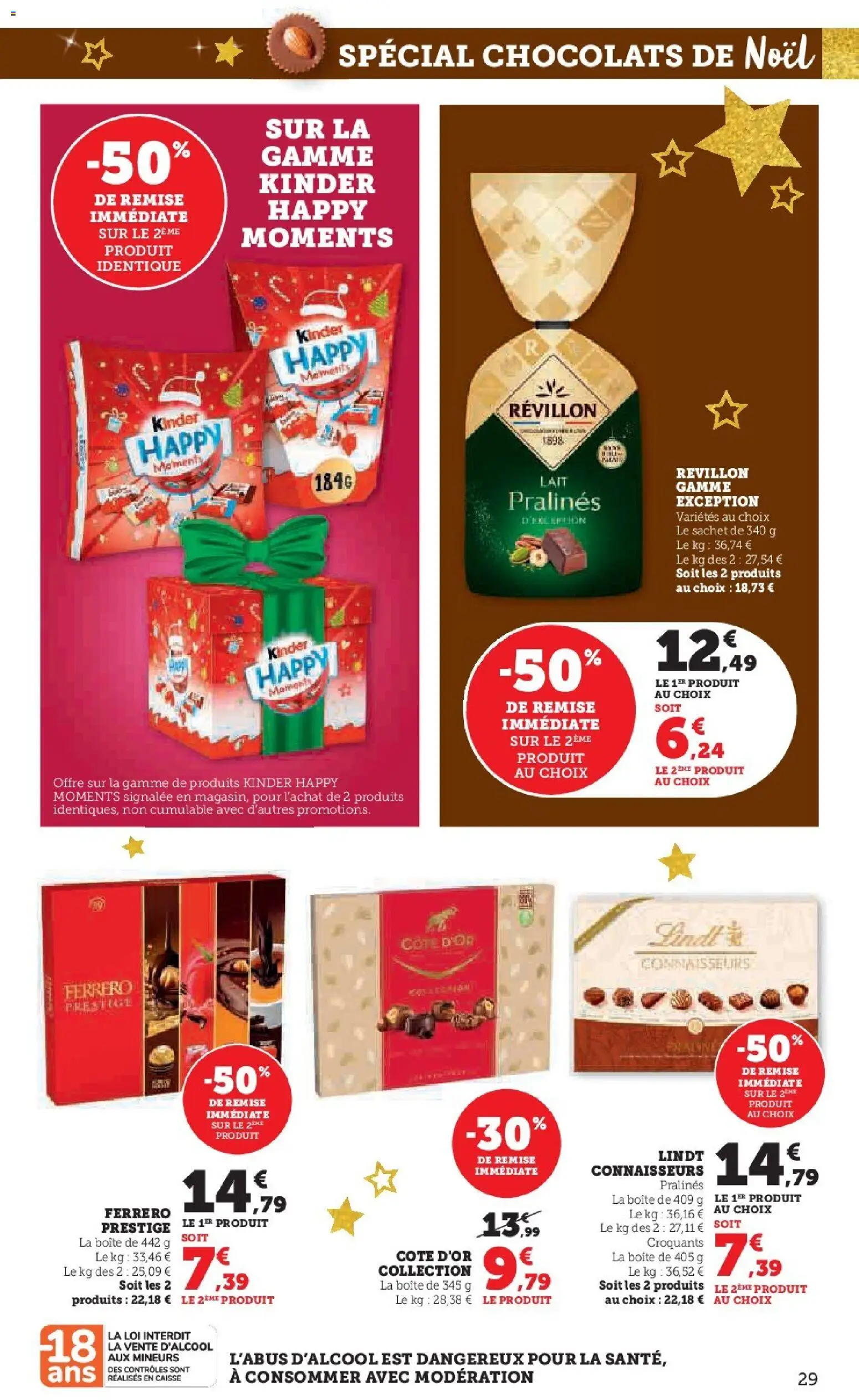 {H1} | Page: 29 | Produits: Chocolats de noël, Lait, Lindt