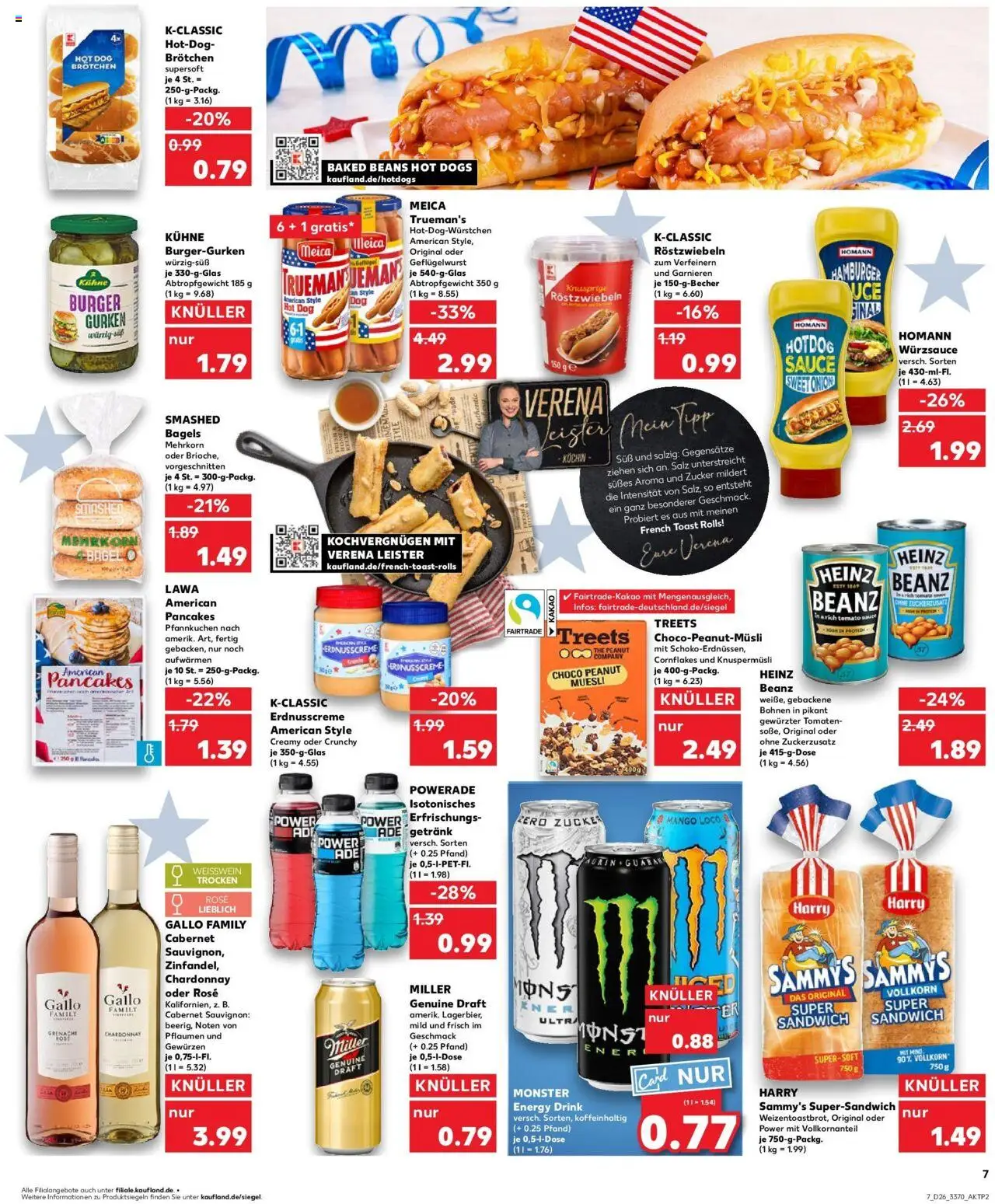 Kaufland prospekt Eisenach	 - gültig ab dem 29.06.2025 | Seite: 18 | Produkte: Butter, Toast, Weißwein trocken, Burger