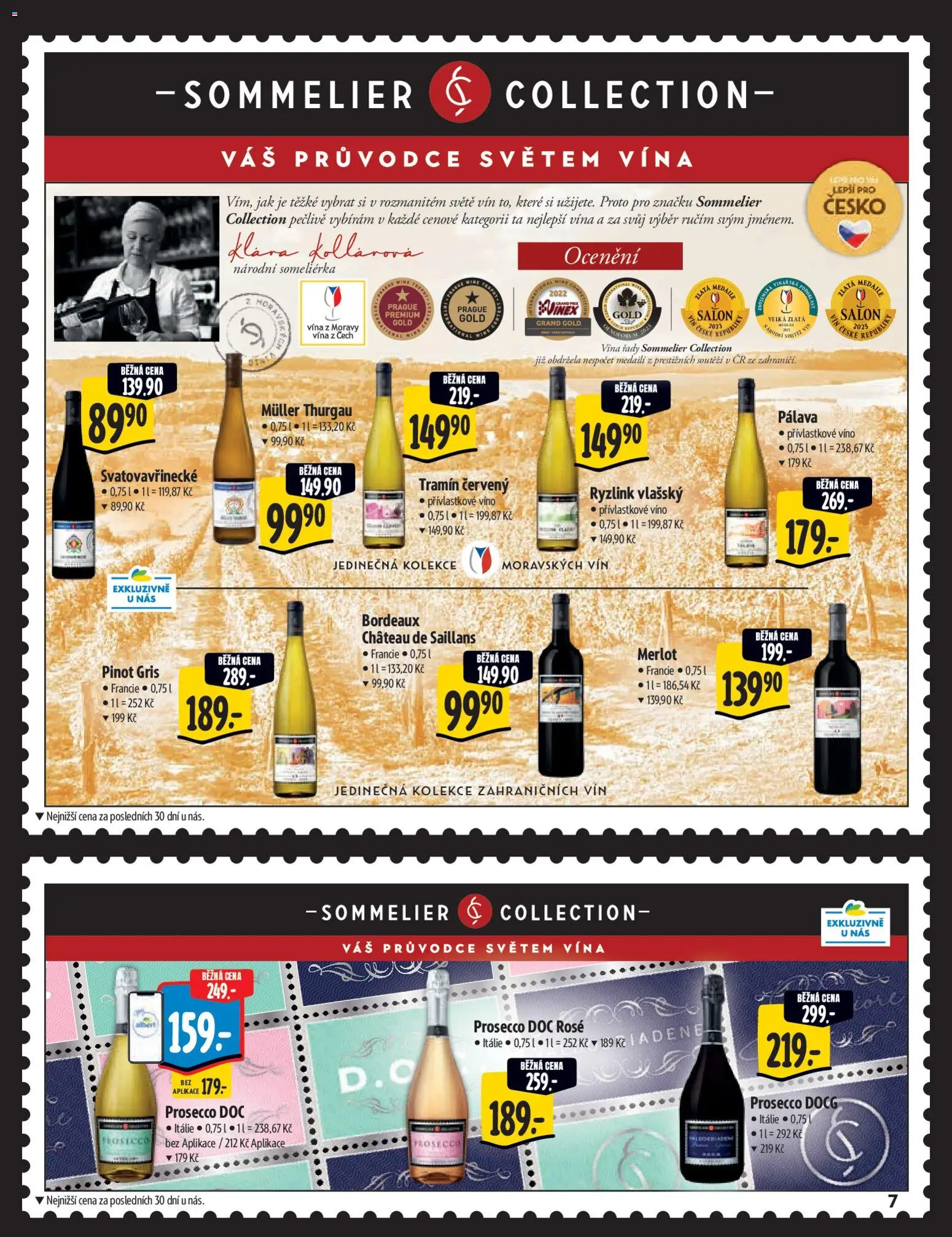 Albert katalog - Supermarket - Delikatesy od 03.12.2025 | Strana: 7 | Produkty: Víno, Merlot, Prosecco DOC, Tramín červený