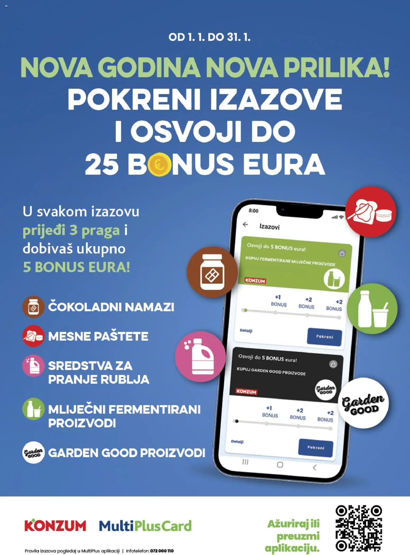 Konzum HR akciós ujság - amely érvényes a következő dátumtól: 14.01.2026 | Oldal: 45